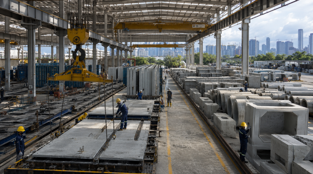 Mesin Precast, Kunci Industrialisasi Bangunan